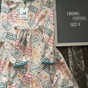 Finding Foxtale Graphic Print Dress